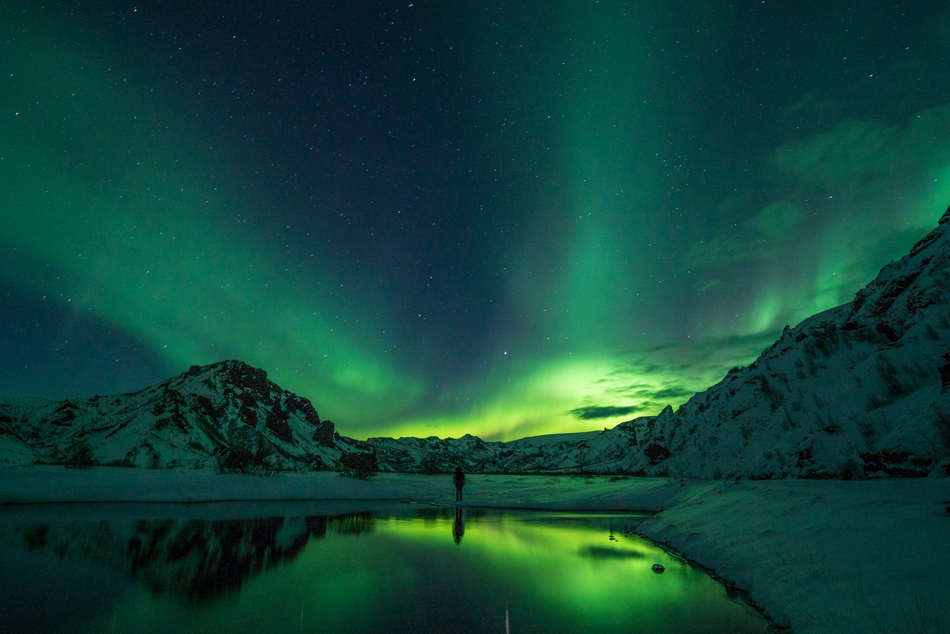 ijsland-noorderlicht Noorderlicht boven IJsland